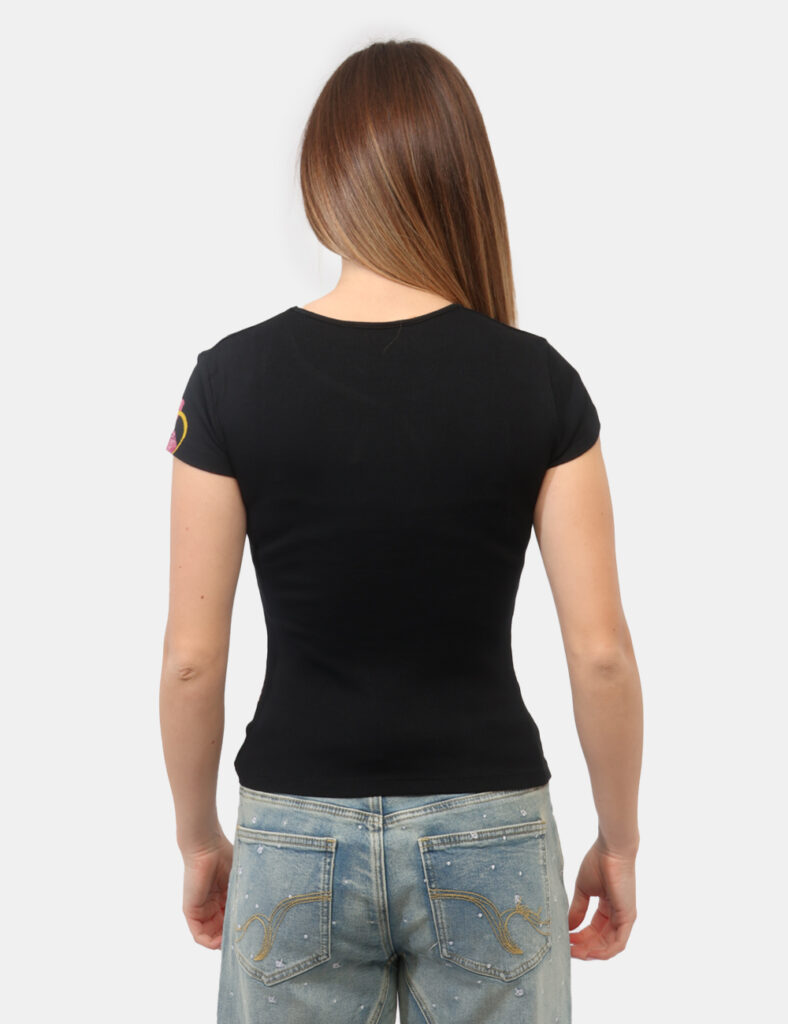 Abbigliamento donna scontato - T-shirt Desigual Nero