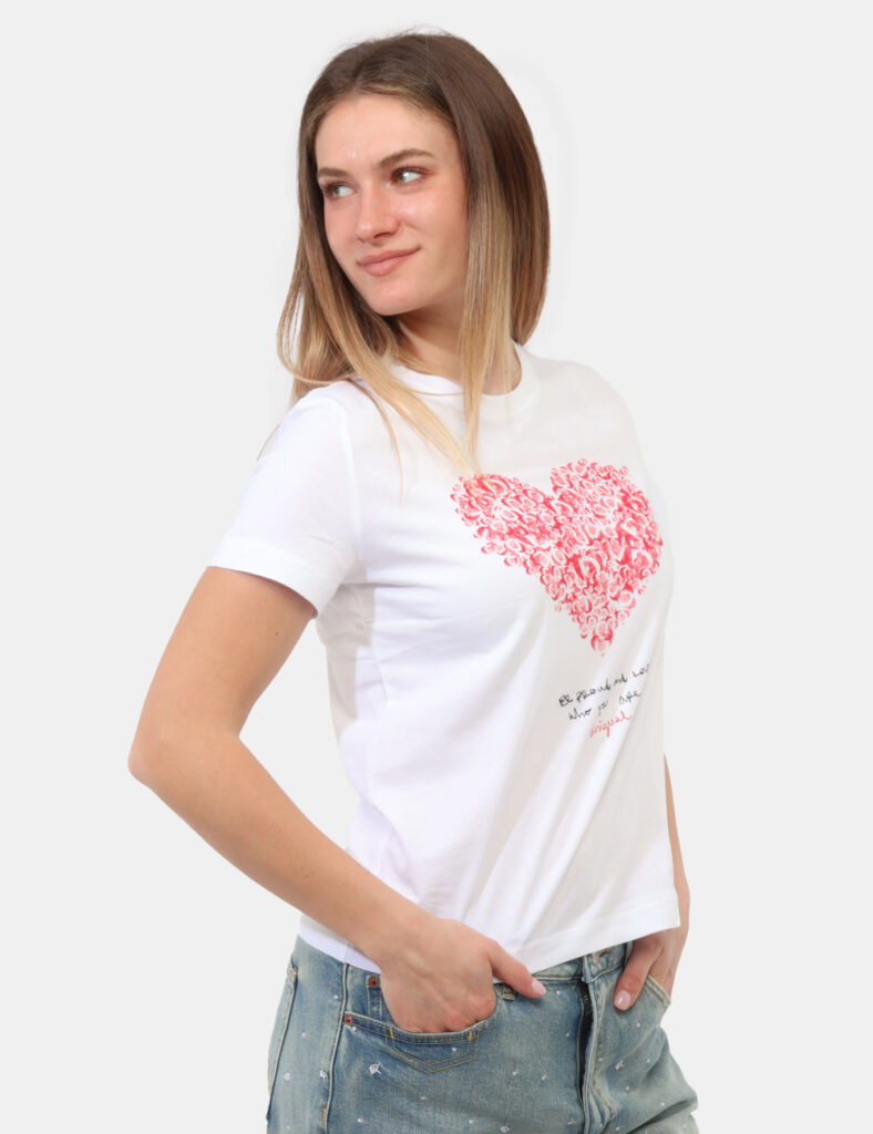 Abbigliamento donna scontato - T-shirt Desigual Bianco