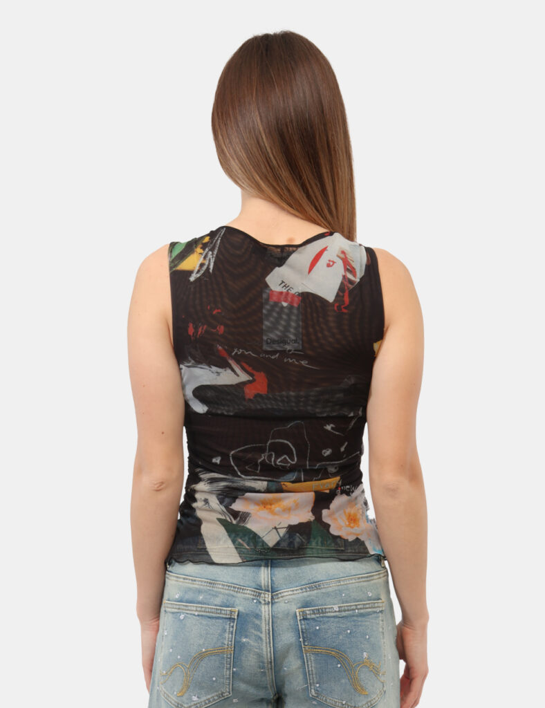 T-shirt Desigual Nero - T-shirt DESIGUAL Nera da donna La T-shirt DESIGUAL Nera è il capo perfetto per chi desidera un look