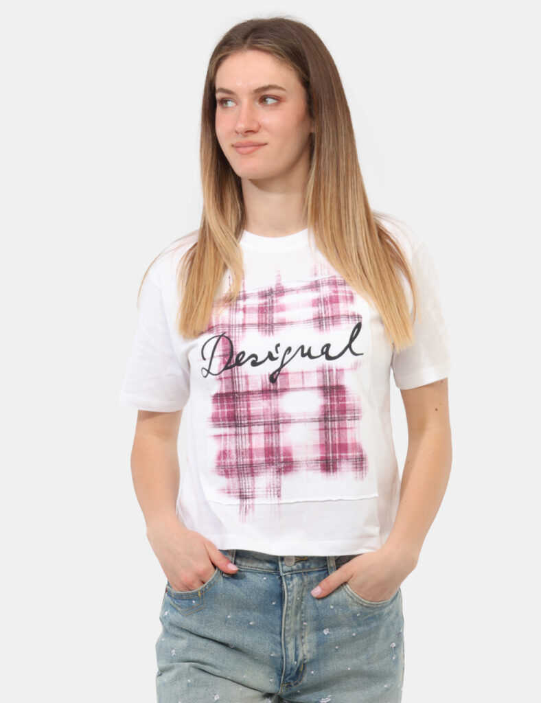 Abbigliamento donna scontato - T-shirt Desigual Bianco