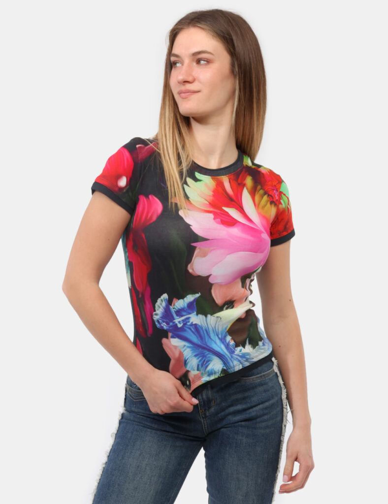 Abbigliamento donna scontato - T-shirt Desigual Nero