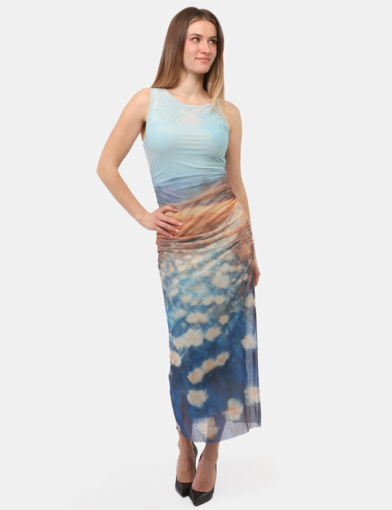 Abbigliamento donna scontato - Vestito Desigual Azzurro