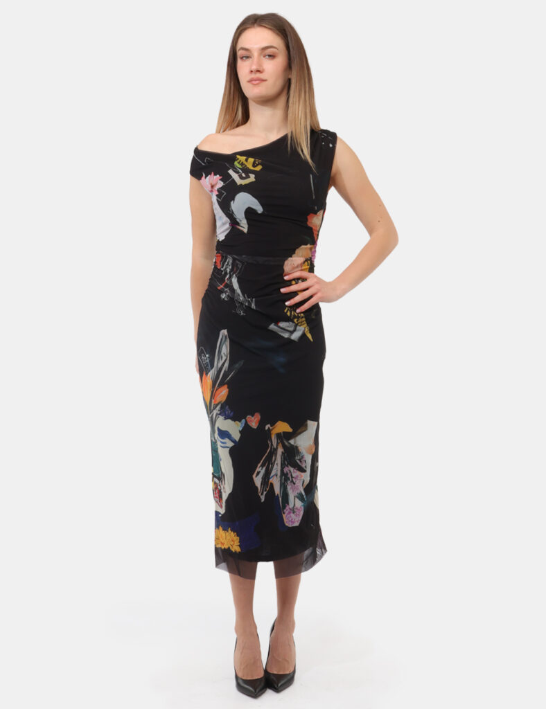 Vestito Desigual Nero - Vestito DESIGUAL Nero da donna Il Vestito DESIGUAL Nero è il capo perfetto per chi desidera un look