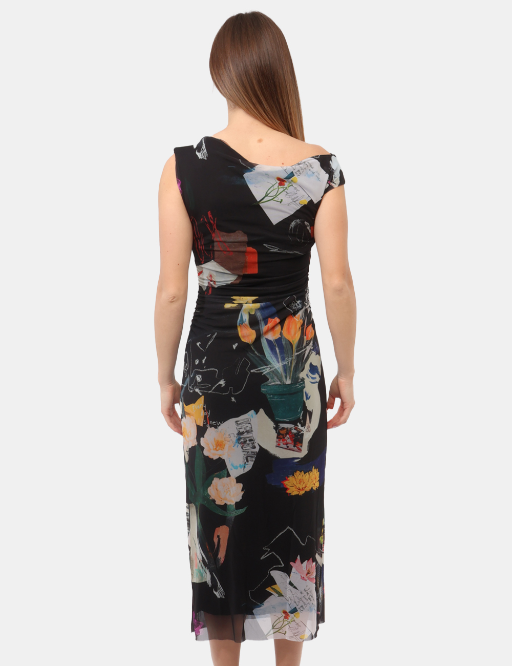 26SWVK29-OB_NERO_PE26_2 Vestito Desigual Nero - Vestito DESIGUAL Nero da donna Il Vestito DESIGUAL Nero è il capo perfetto per chi desidera un look