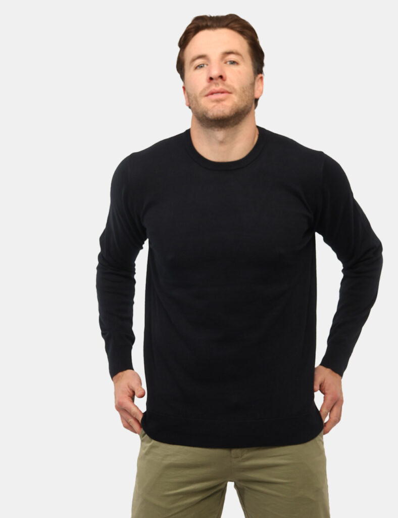 Outlet maglione uomo scontato - Maglia Prj22. Blu