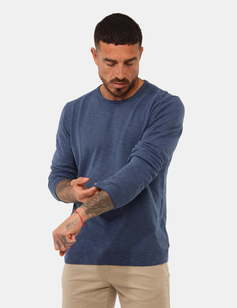 Outlet maglione uomo scontato - Maglia Prj22. Blu