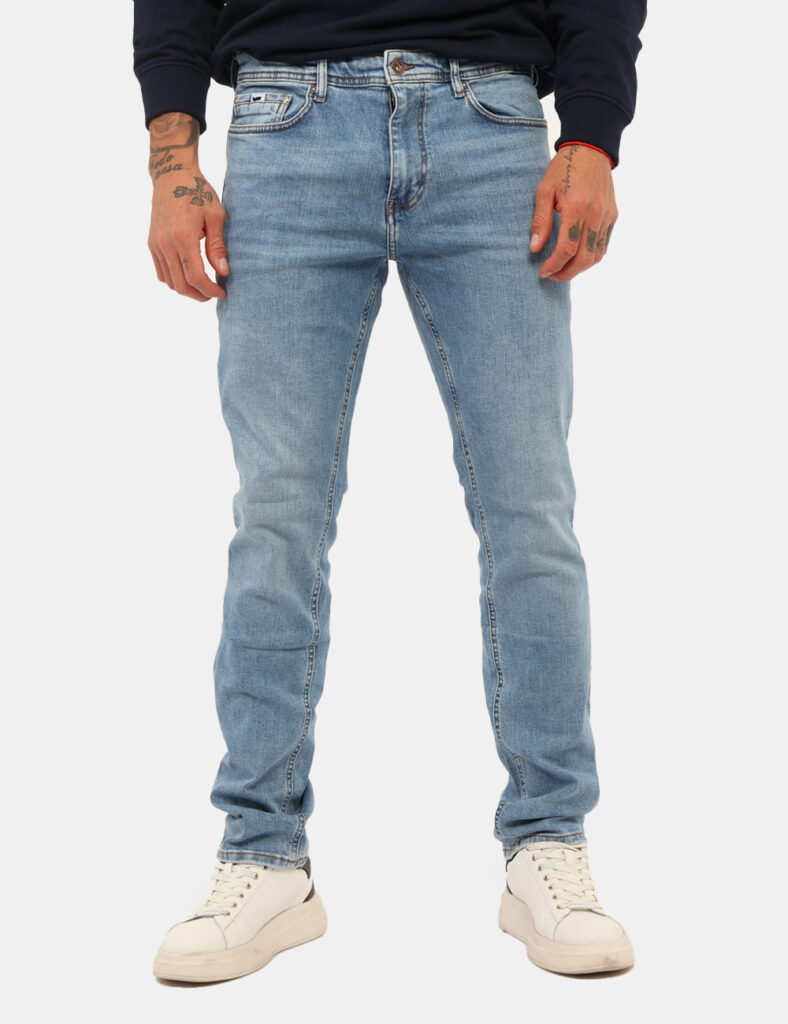 Pantaloni Gas da uomo scontati - Jeans Gas Azzurro