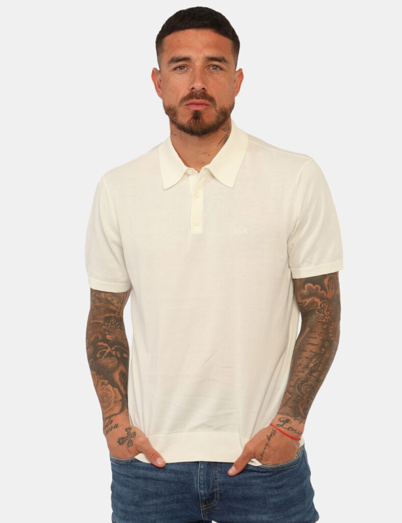 Polo Armani Exchange Biancoa