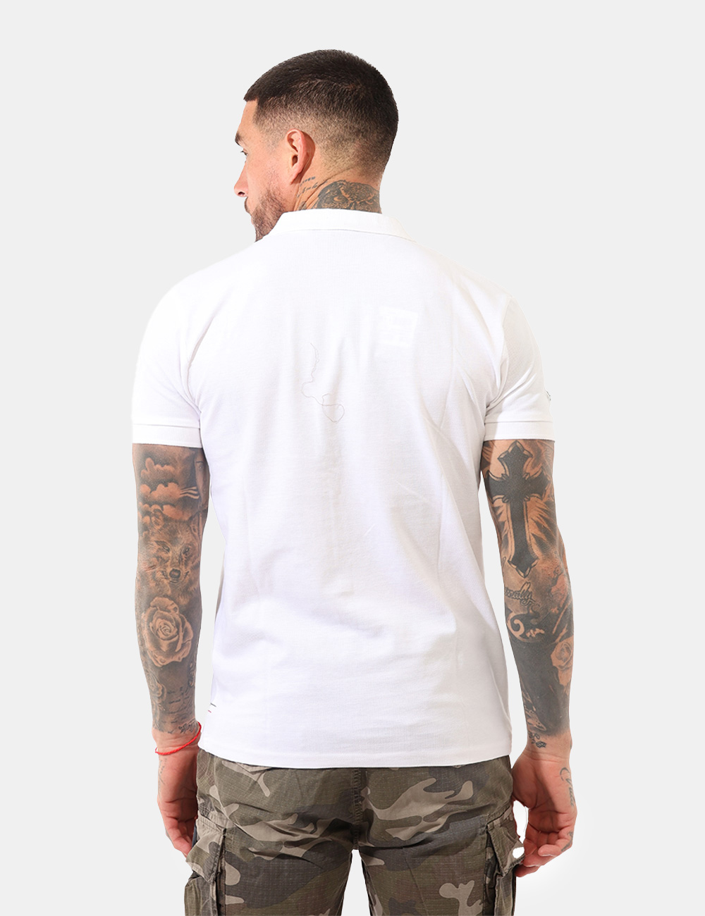 ARE5PL010385U-SB_BIANCO_PE26_2 Polo Aeronautica Italiana Bianca - Polo AERONAUTICA ITALIANA Bianca da uomo La Polo AERONAUTICA ITALIANA Bianca è un capo ic