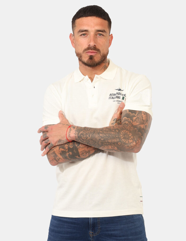 Polo Aeronautica Italiana Bianca