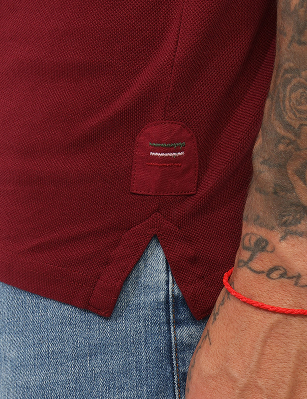 ARE6PL031067U-SB_BORDEAUX_PE26_5 Polo Aeronautica Italiana Bordeaux - Polo AERONAUTICA ITALIANA Bordeaux da uomo La Polo AERONAUTICA ITALIANA Bordeaux è il c