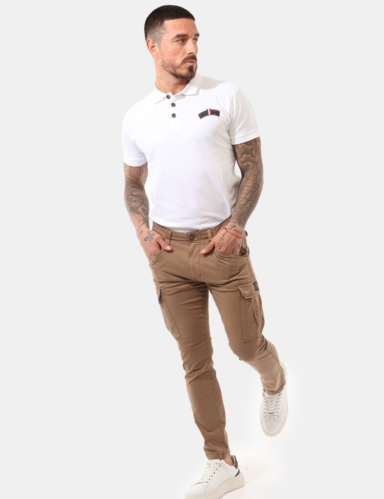 Outlet pantaloni uomo scontati - Pantaloni Aeronautica Italiana Marrone
