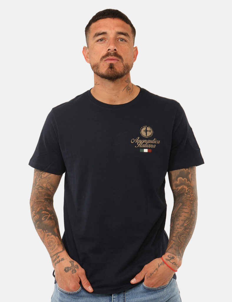 T-shirt Aeronautica Italiana Blu