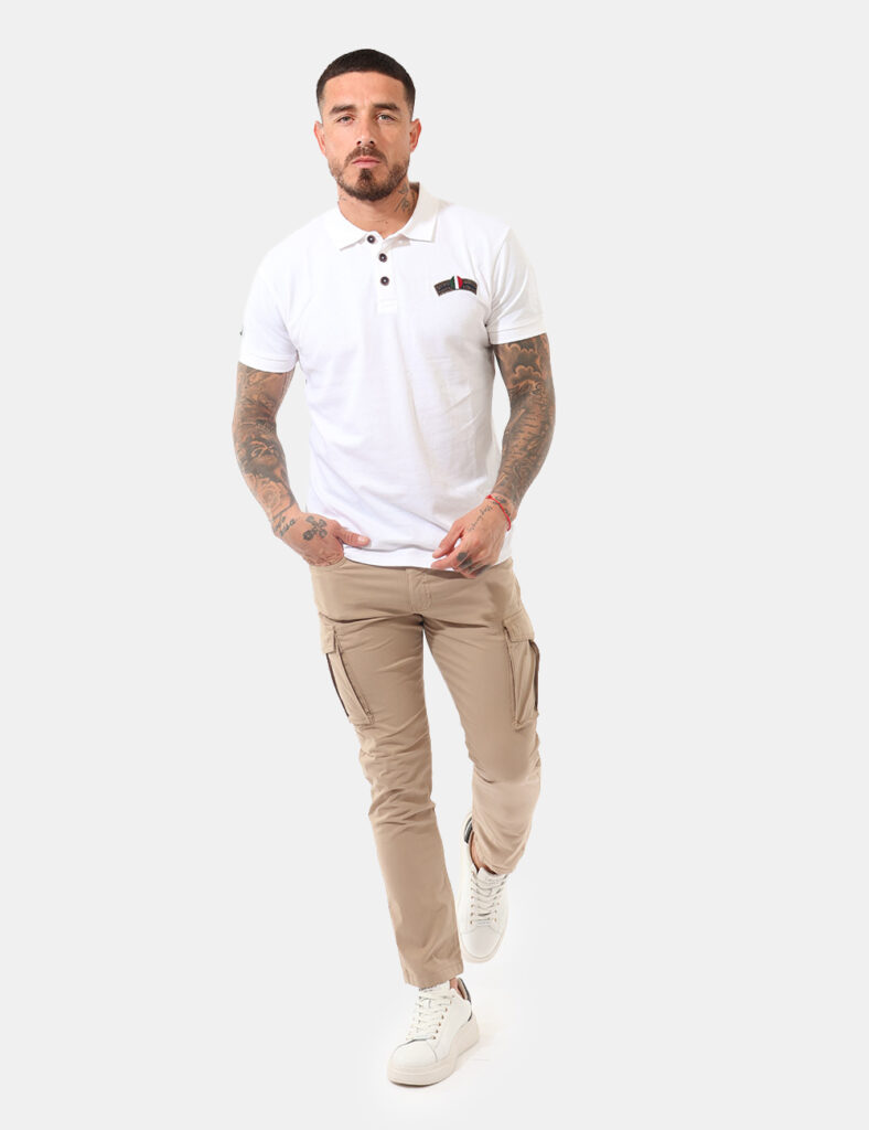 Pantaloni Aeronautica Italiana Beige - Pantaloni AERONAUTICA ITALIANA Beige I Pantaloni AERONAUTICA ITALIANA Beige sono il c