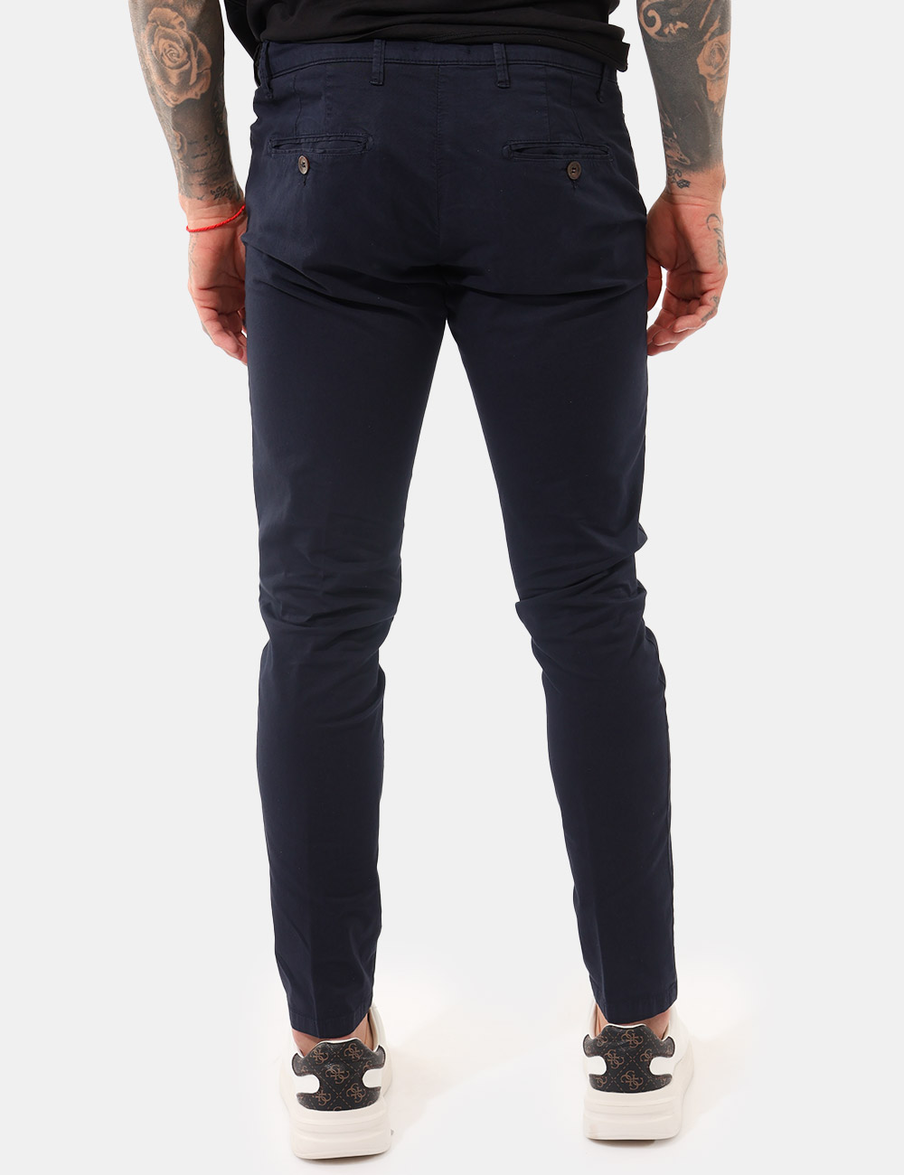 BANGLA--OB_BLU_PE26_2 Pantaloni Concept83 Blu - Pantaloni CONCEPT83 Blu da uomo I Pantaloni CONCEPT83 Blu rappresentano l’equilibrio perfetto tra