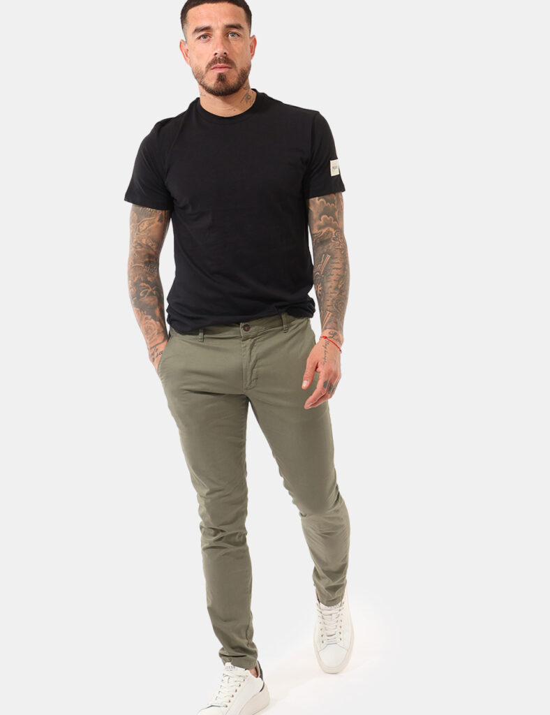Outlet pantaloni uomo scontati - Pantaloni Concept83 Verde