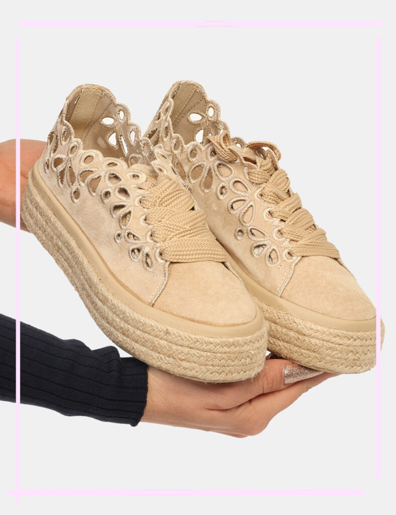 Scarpe CafeNoir da donna scontate - Sneakers Cafe`Noir Beige tg.37