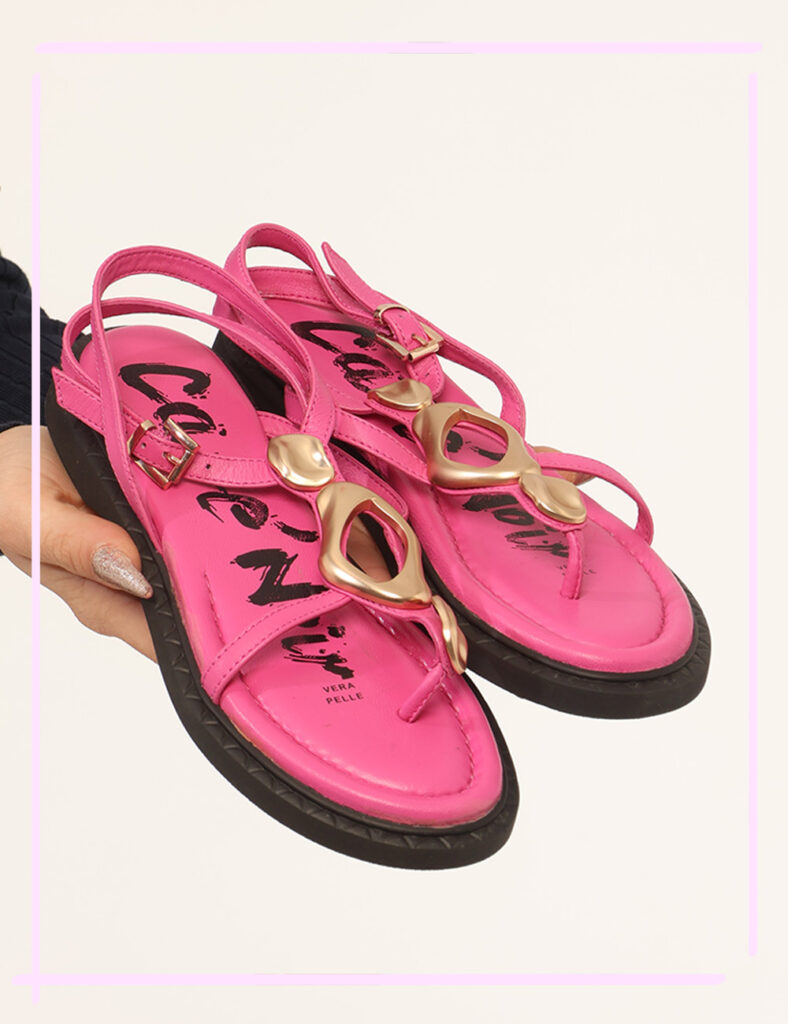 Scarpe da Donna scontate - Sandali Cafe`Noir Fucsia tg.37