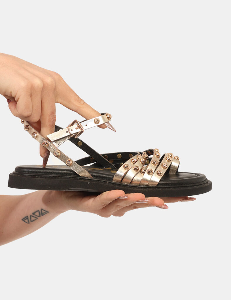 Scarpe da Donna scontate - Sandali Cafe`Noir Oro tg.37