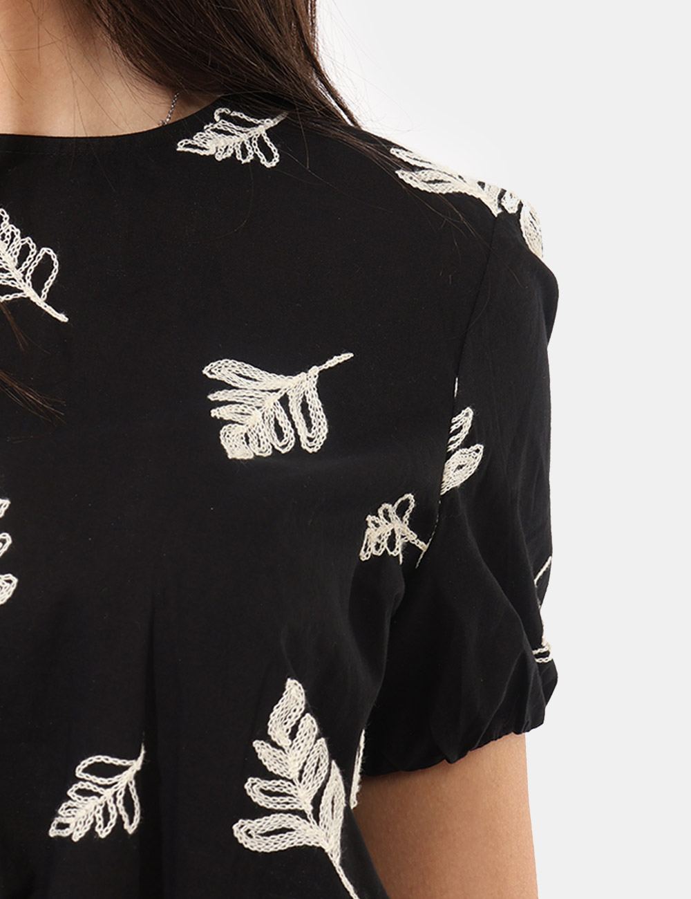 C611ND45006-D-CB_NERO_PE26_5 Top Denny Rose Nero tg.S - Top DENNY ROSE Nero da donna Il Top DENNY ROSE Nero è il capo ideale per aggiungere un tocco rice