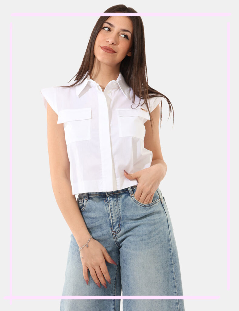 Abbigliamento donna scontato - Top Denny Rose Bianco tg.S