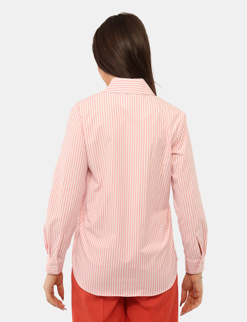 Abbigliamento donna scontato - Camicia Materica Rosa