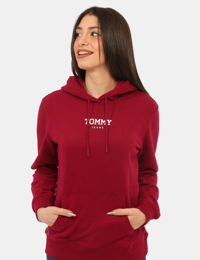 Abbigliamento da donna Tommy Hilfiger scontato - Felpa Tommy Hilfiger Bordeaux