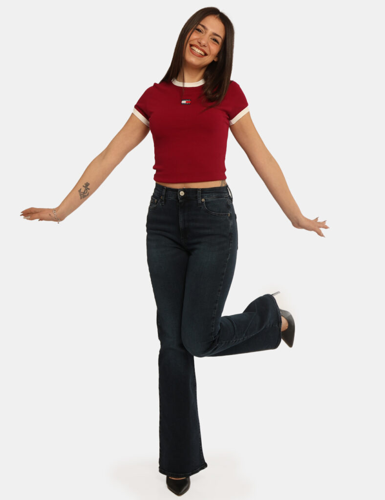 Abbigliamento da donna Tommy Hilfiger scontato - Jeans Tommy Hilfiger Blu