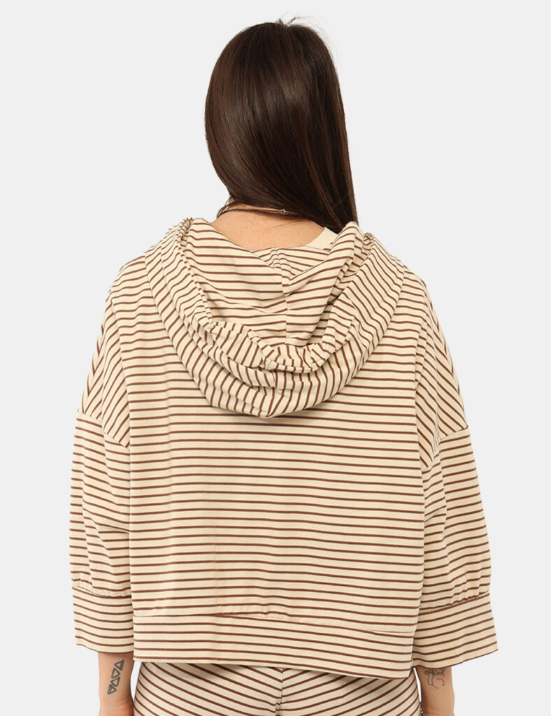 Abbigliamento donna scontato - Felpa Concept83 Marrone