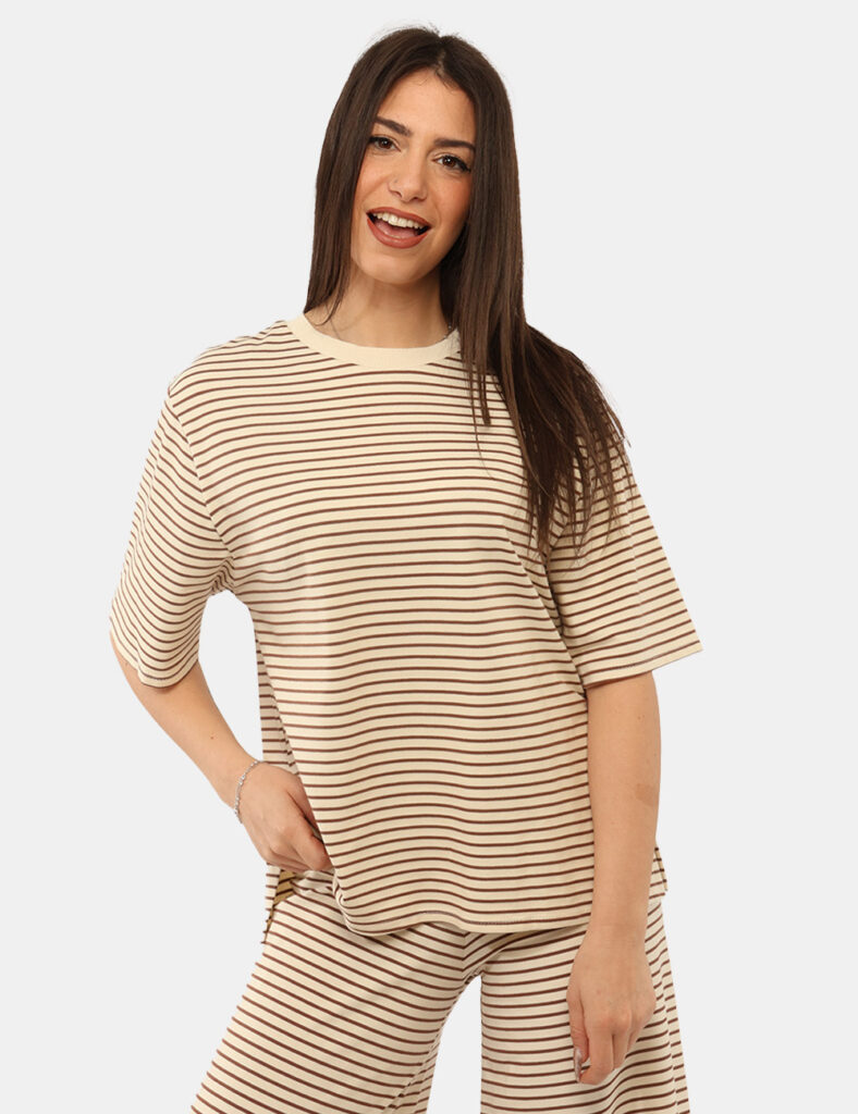 T-shirt da donna scontata - T-shirt Concept83 Marrone