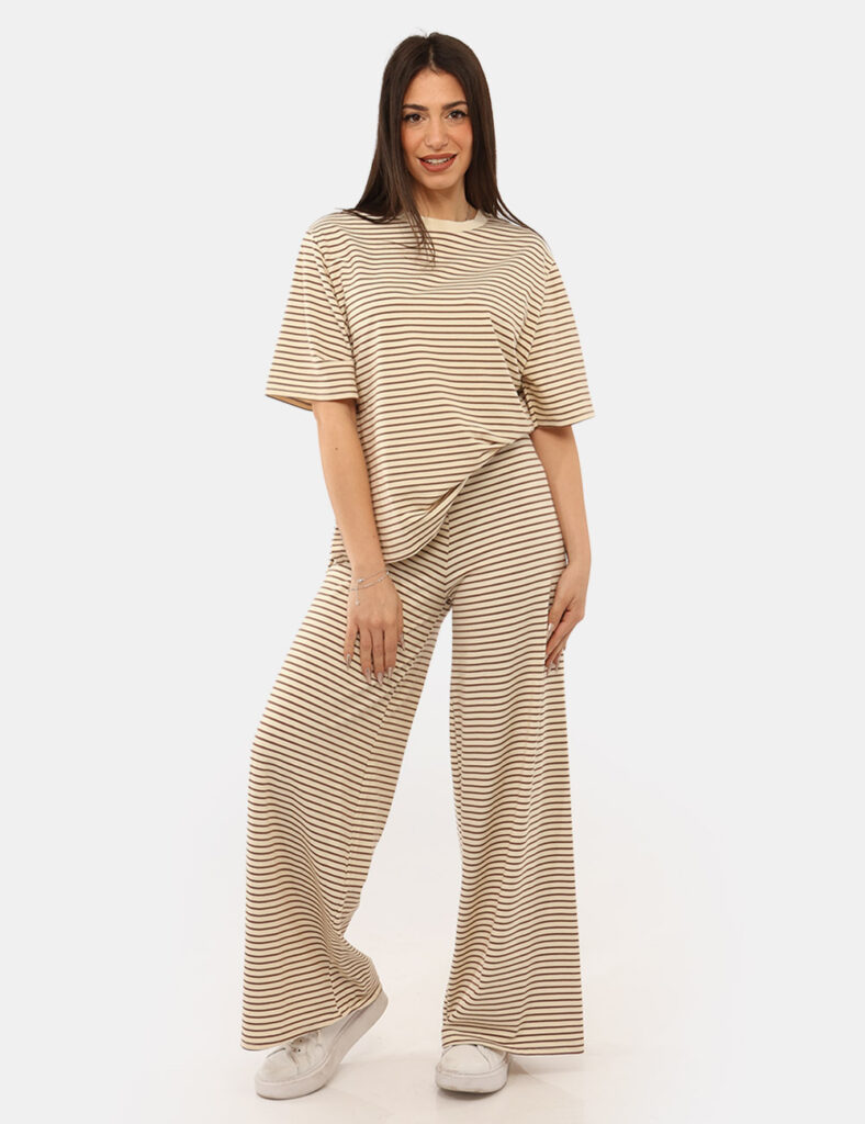 Abbigliamento donna scontato - Pantalone tuta Concept83 Marrone