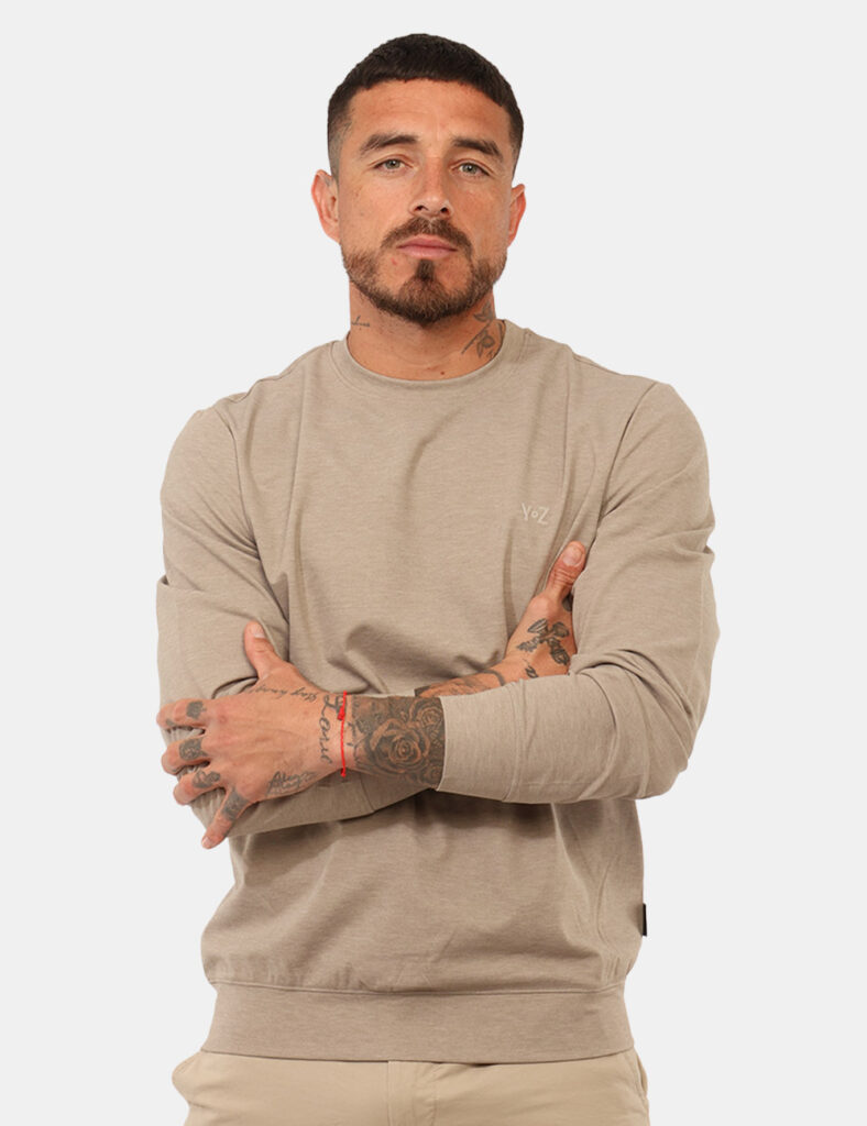 Abbigliamento uomo Yes Zee - T-shirt Yes Zee Beige