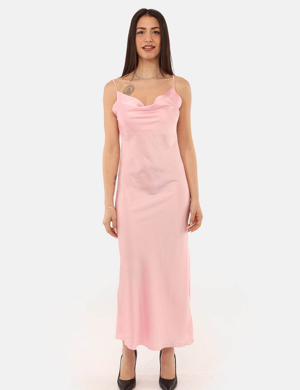 F856XBF5890-OB_CONFETTO_PE26_6 Vestito Rue De Clerie Rosa - Vestito RUE DE CLERIE Rosa da donna Il Vestito RUE DE CLERIE Rosa è il capo ideale per chi desi