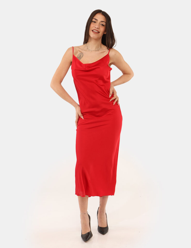 Abbigliamento donna scontato - Vestito Rue De Clerie Rosso