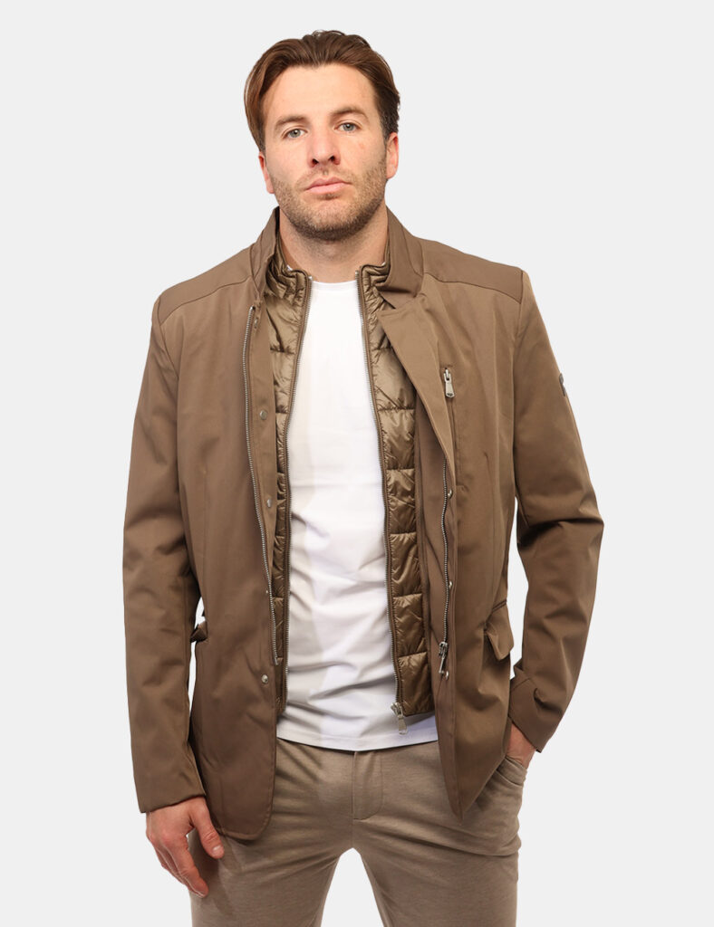 Giacca Yes Zee Marrone