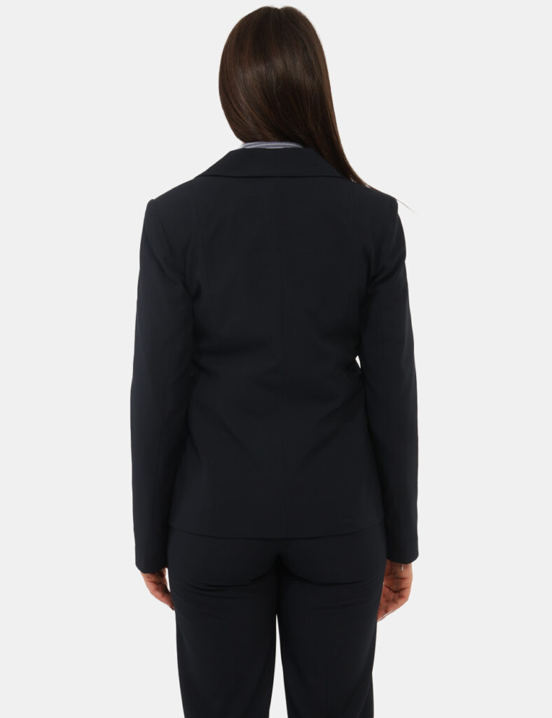 Abbigliamento donna scontato - Blazer Materica Blu