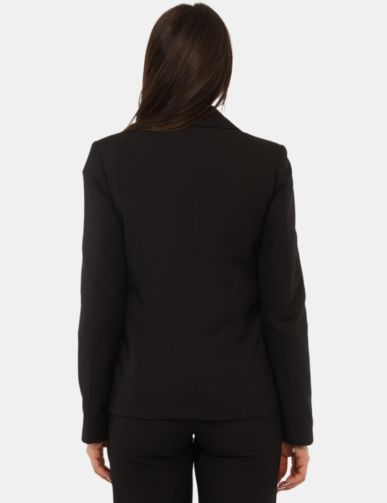 Abbigliamento donna scontato - Blazer Materica Nero