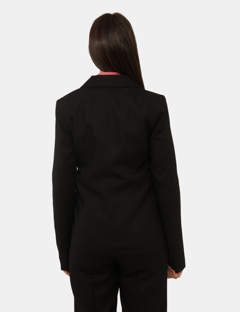 Abbigliamento donna scontato - Blazer Materica Nero