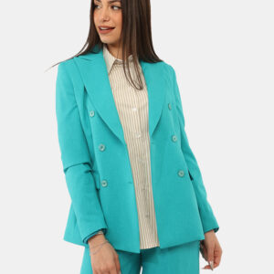 Blazer Materica Azzurro - Blazer MATERICA Azzurro: eleganza fresca e contemporaneaIl Blazer MATERICA Azzurro è il capo ideal