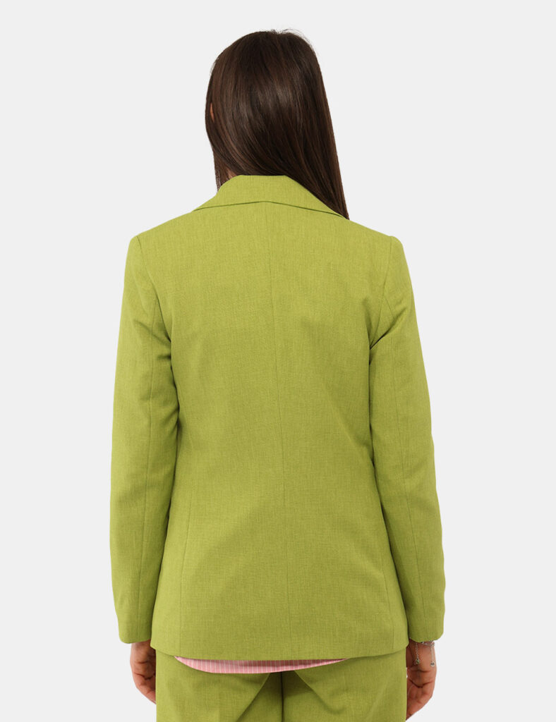 Abbigliamento donna scontato - Blazer Materica Verde