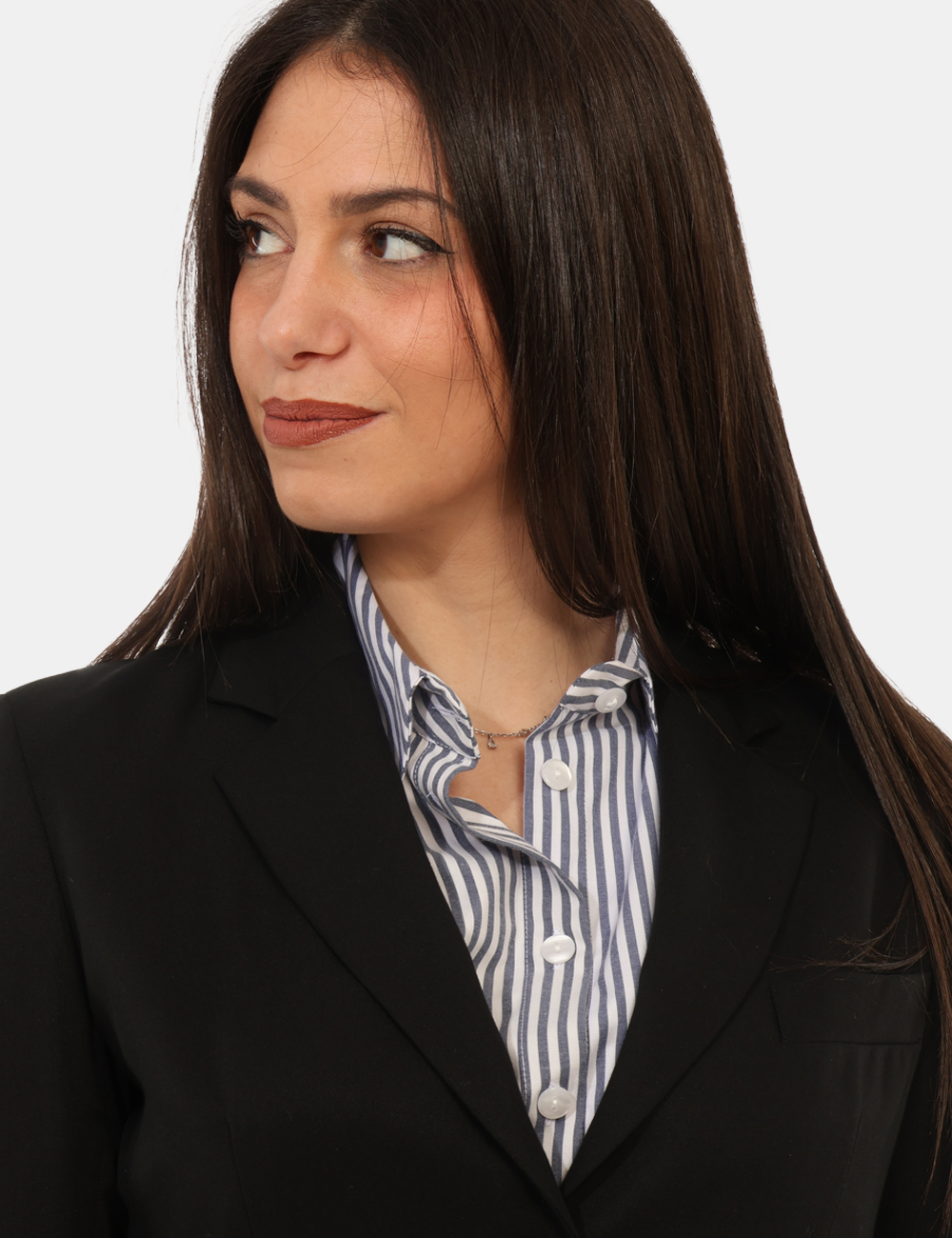 GD10SP26-TP336-PESCA-OB_NERO_PE26_5 Blazer Materica Nero - Blazer MATERICA Nero Il Blazer MATERICA Nero è un capo essenziale dal carattere deciso, perfetto per