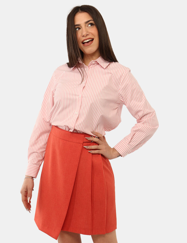 Abbigliamento donna scontato - Gonna Materica Arancione