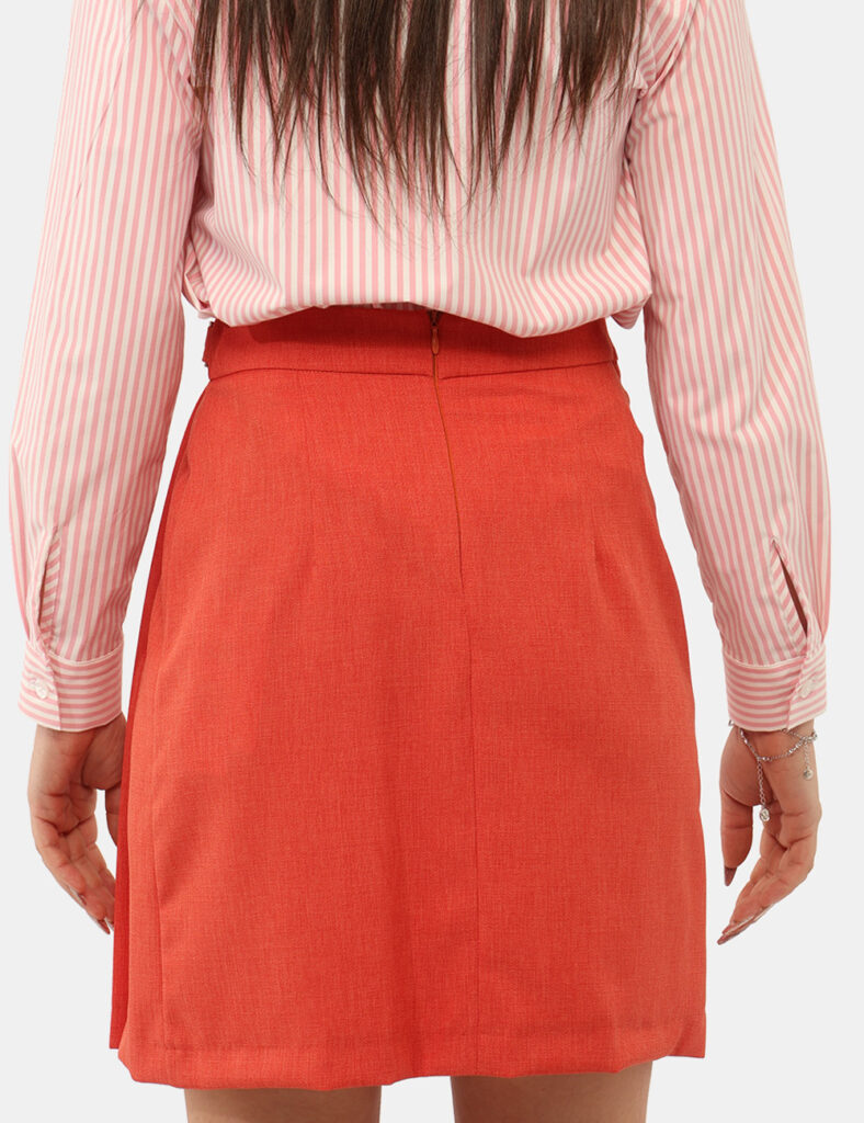 Abbigliamento donna scontato - Gonna Materica Arancione