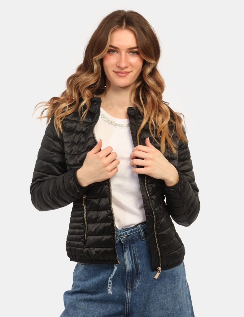 Piumino donna scontato - Piumino Yes Zee Nero