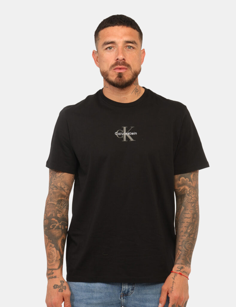 T-shirt uomo scontata - T-shirt Calvin Klein Nera