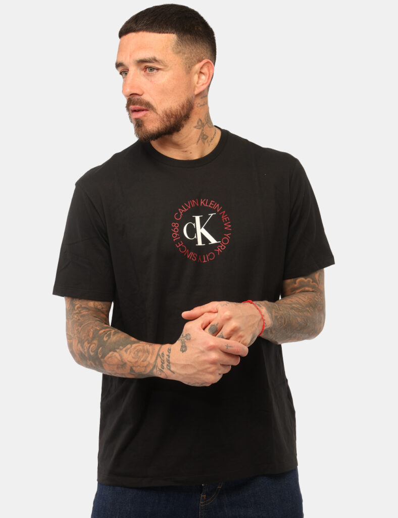 T-shirt uomo scontata - T-shirt Calvin Klein Nero