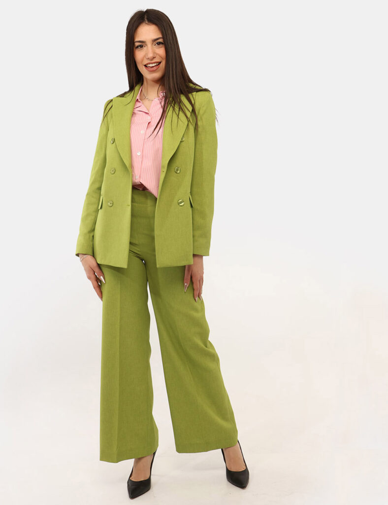 Abbigliamento donna scontato - Pantaloni Materica Verdi