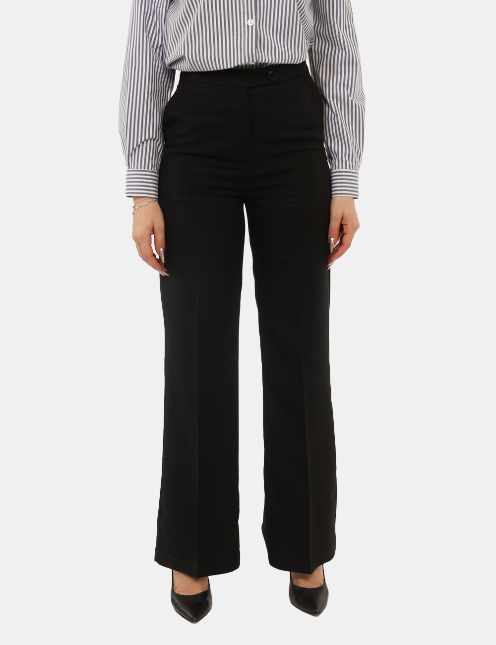 PD12SP26-TP336-PESCA-OB_NERO_PE26_6 Pantaloni Materica Neri - Pantaloni MATERICA Neri I Pantaloni MATERICA Neri sono un capo essenziale dal fascino intramontabi