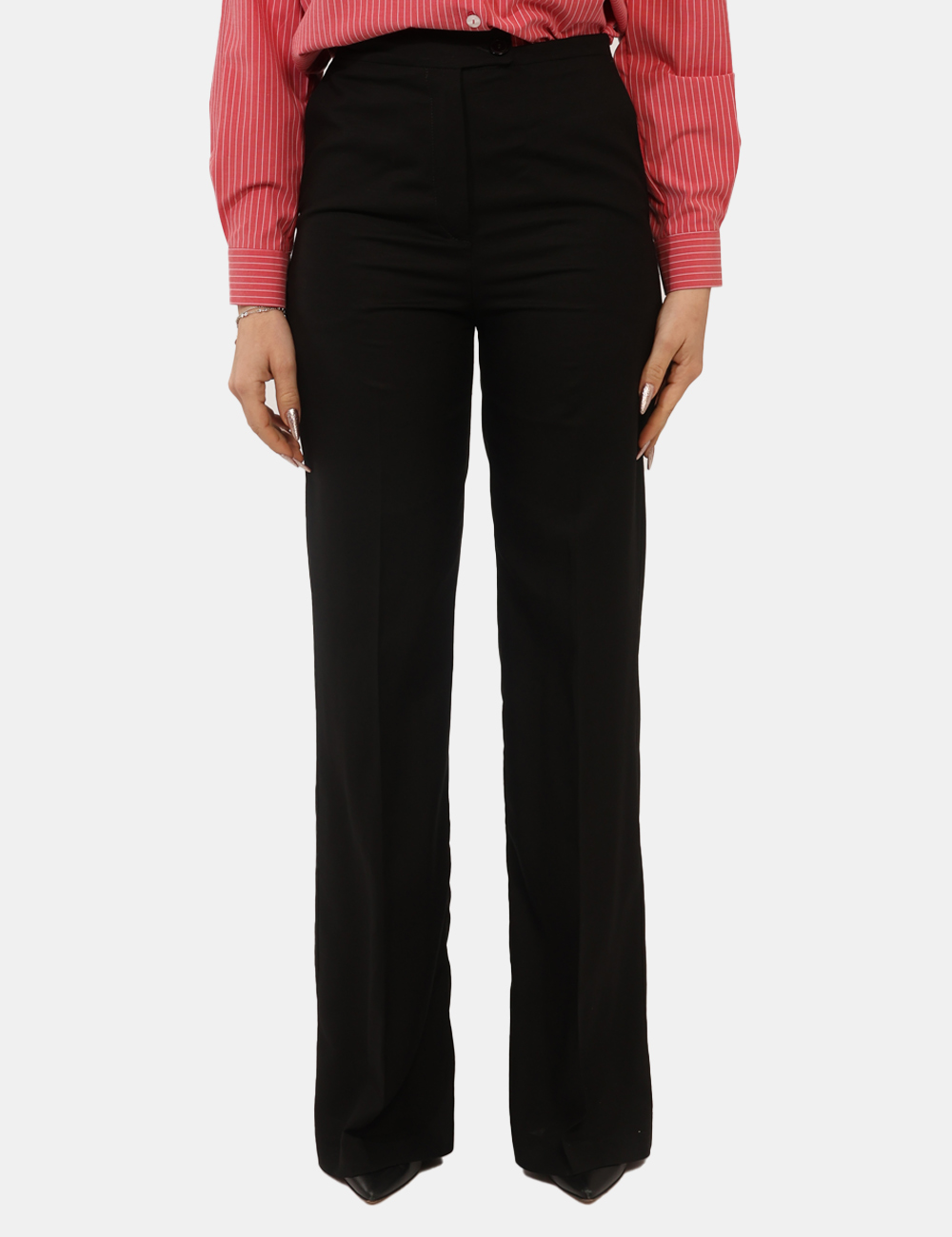 PD12SP26-TVLI02-LIVIS-NEW-OB_NERO_PE26_5 Pantaloni Materica Neri - Pantaloni MATERICA Neri I Pantaloni MATERICA Neri sono un capo essenziale e raffinato, perfetto pe