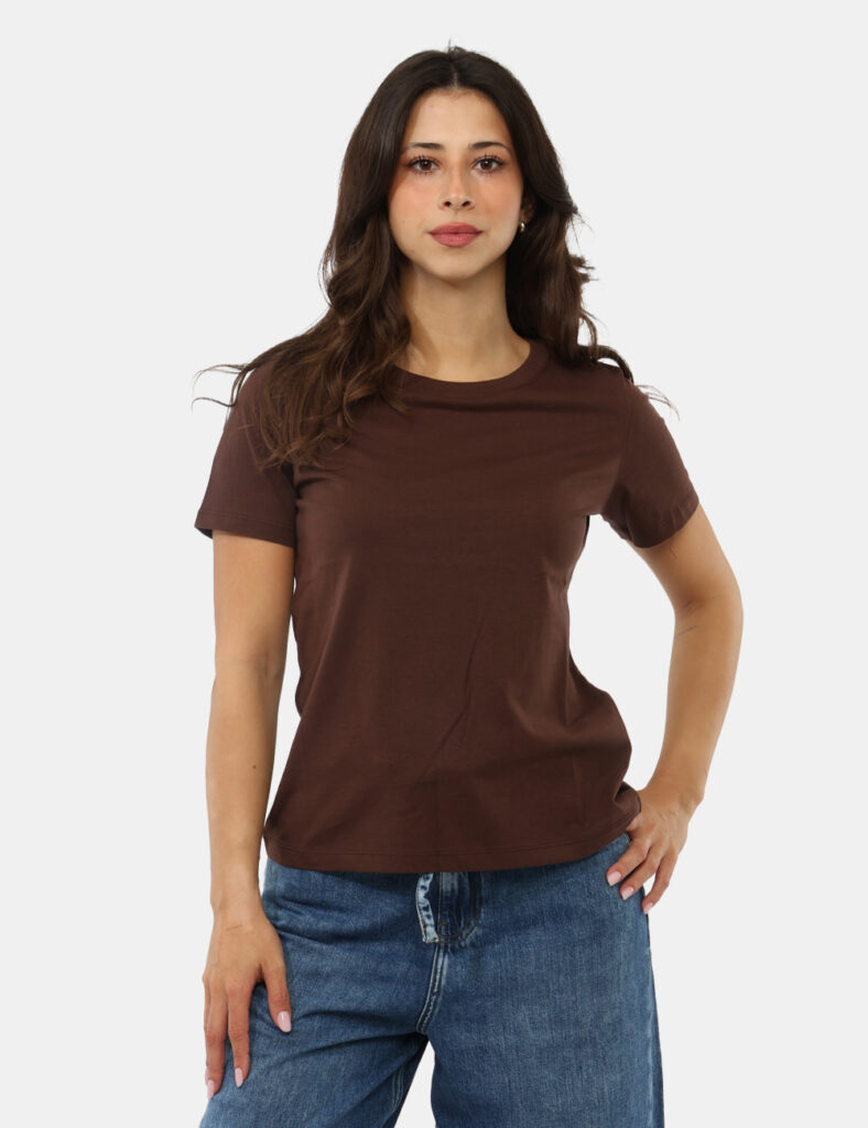 T-shirt Concept83 Marrone